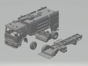 renault premium fire truck 3D Print Model