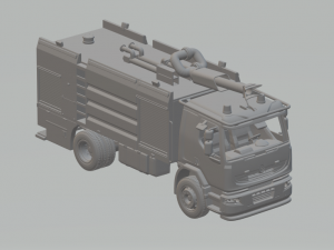 renault premium fire truck Model do druku 3D