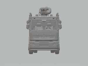renault premium fire truck Model do druku 3D