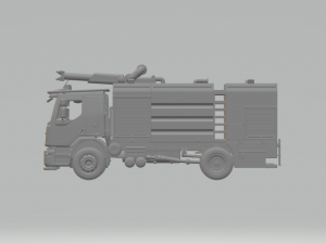 renault premium fire truck Model do druku 3D