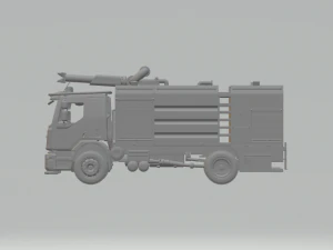 renault premium fire truck 3D Print Model