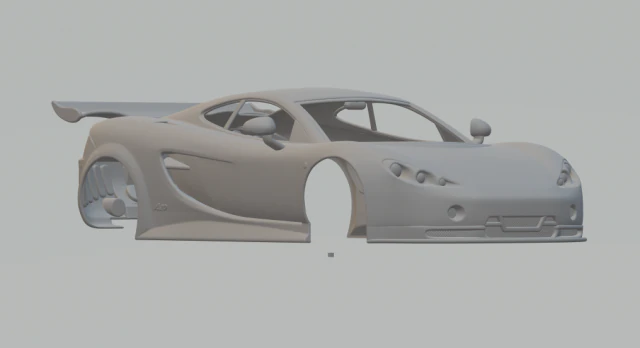 ascari a10 2006 3D Print Model .c4d .max .obj .3ds .fbx .stl .blend 