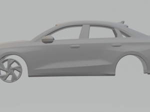 audi a3 sedan 2021 3Dプリントモデル