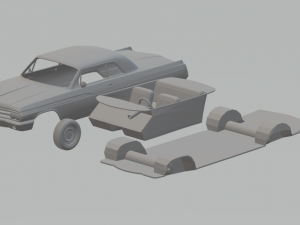 buick wildcat convertible 1963 Modelo de impresión 3D
