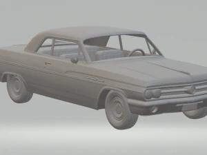 buick wildcat convertible 1963 3D Print Model