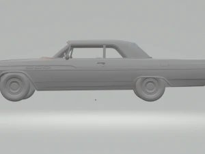 buick wildcat convertible 1963 3D Print Model