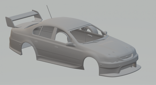 falcon 2009 supercars v8 3D Baskı Modeli .c4d .max .obj .3ds .fbx .stl .blend 