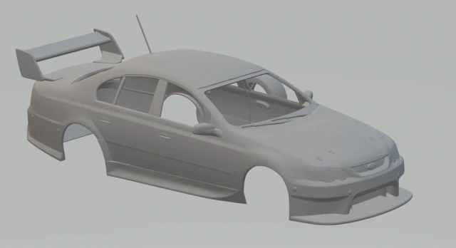 falcon 2009 supercars v8 3D Print Model .c4d .max .obj .3ds .fbx .stl .blend 