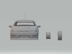falcon 2009 supercars v8 3D Baskı Modeli
