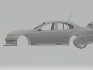 falcon 2009 supercars v8 3D Baskı Modeli