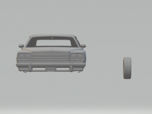 buick lesabre 73 cabriolet 3D 프린트 모델