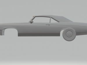 buick lesabre 73 cabriolet 3D 프린트 모델
