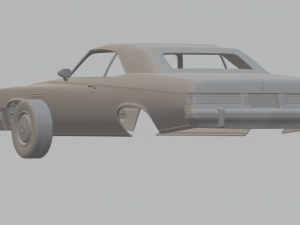 buick lesabre 73 cabriolet 3D 프린트 모델