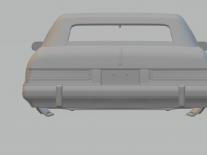 buick lesabre 73 cabriolet 3D 프린트 모델