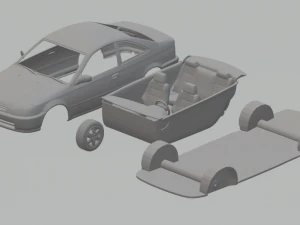 honda civic coupe 96 Model do druku 3D