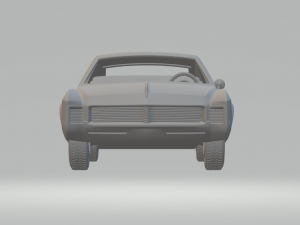 1966 buick riviera 3D 打印模型