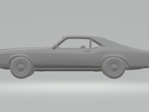 1966 buick riviera 3D 打印模型