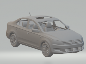 vw santana Model Cetak 3D