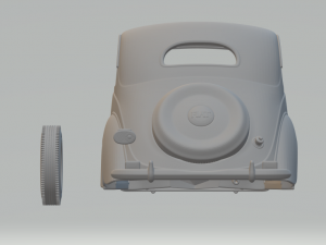 fiat 1100 b 49 Model Cetak 3D