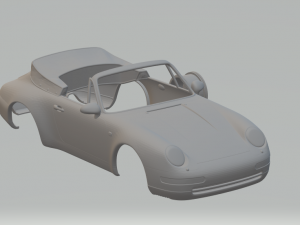 porsche 911 993 carrera cabrio Model do druku 3D