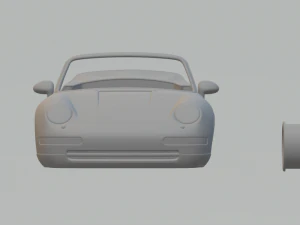 porsche 911 993 carrera cabrio 3D Print Model