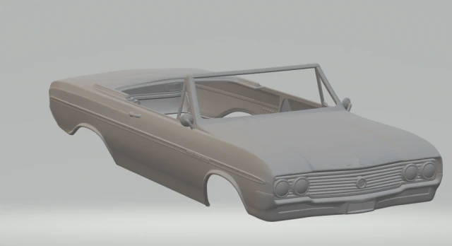 buick skylark convertible 1964 3D Print Model .c4d .max .obj .3ds .fbx .stl .blend