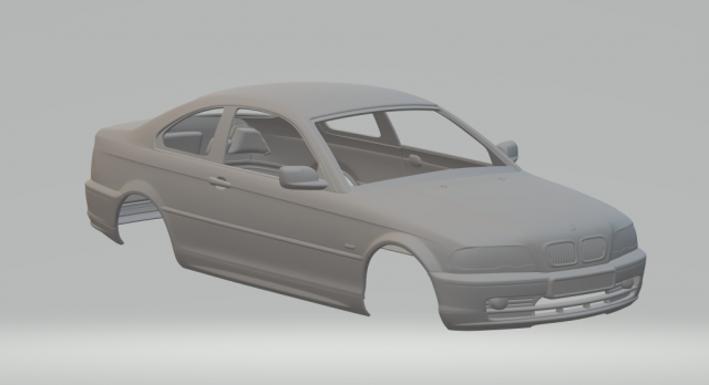 series 3 coupe e46 3D Print Model .c4d .max .obj .3ds .fbx .stl .blend 