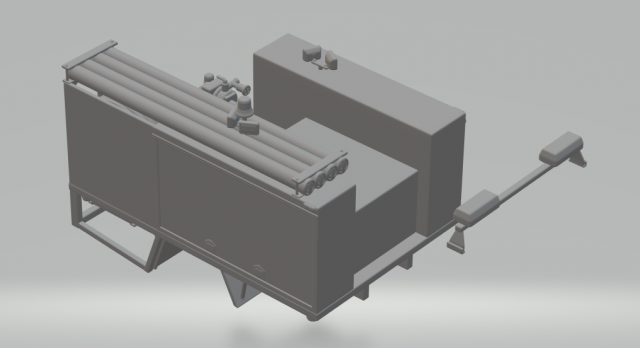 fire truck body 3D Print Model .c4d .max .obj .3ds .fbx .stl .blend