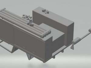fire truck body Modèles 3D en vedette