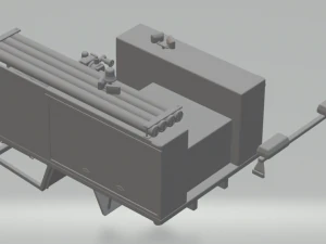 cuerpo del cami&oacute;n de bomberos Modelo de impresión 3D
