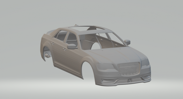 chrysler 300 srt lx2 2018 3D 打印模型 .c4d .max .obj .3ds .fbx .stl .blend 