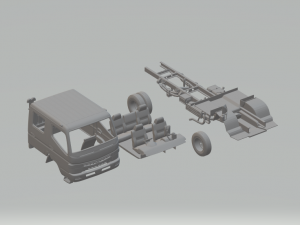 mitsubishi fuso canter mk8 3D 프린트 모델