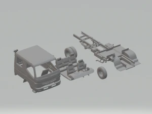 mitsubishi fuso canter mk8 3D Print Model