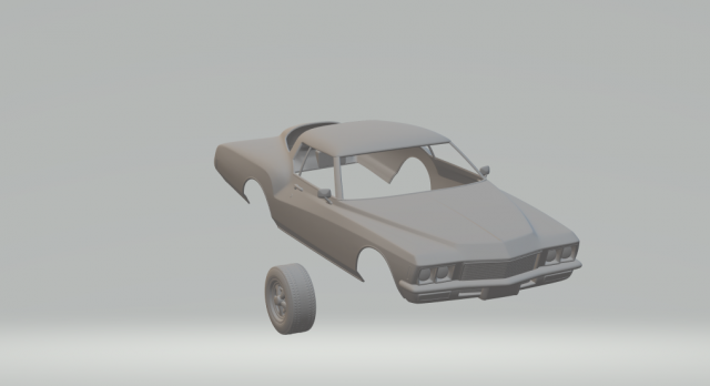 buick riviera boat tail Modelo de impresión 3D .c4d .max .obj .3ds .fbx .stl .blend 