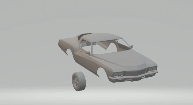 buick riviera boat tail 3D Print Model .c4d .max .obj .3ds .fbx .stl .blend 