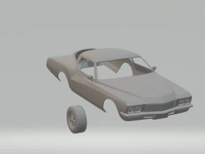 хвіст човна buick riviera 3D Принт Модель