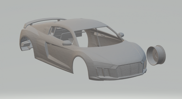 r8 2016 Modelo de impresión 3D .c4d .max .obj .3ds .fbx .stl .blend 