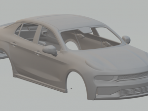 lynk co 03 sedan 2018 3D Print Model