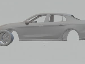 lynk co 03 sedan 2018 3Dプリントモデル