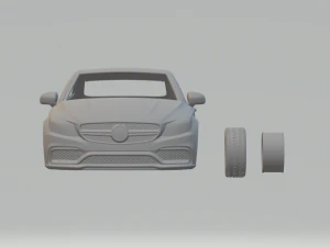 mercedes-benz c63 amg coupe 2017 3D Print Model