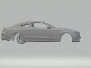 mercedes-benz c63 amg coupe 2017 3D Принт Модель