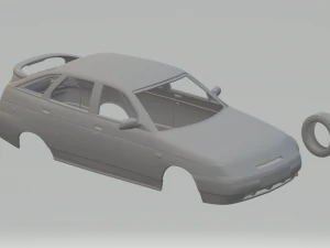 vaz lada hatchback 95 3D Print Model