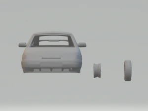 vaz lada hatchback 95 3D Print Model