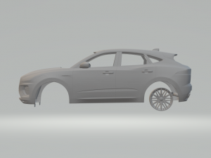 jaguar e-pace 3D 打印模型