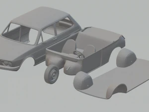 vw brasilia 3D Print Model