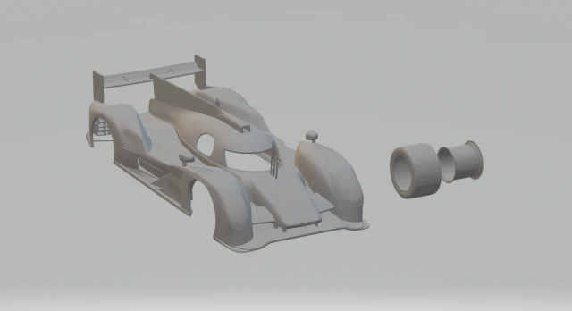 audi r18 tdi 2011 3D Print Model .c4d .max .obj .3ds .fbx .stl .blend 