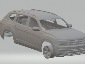 volkswagen atlas 3Dプリントモデル
