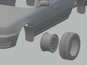 lexus ls 400 90 3D Print Model
