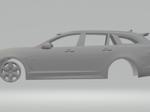 jaguar xfr-s sportbrake 2015 Modello di stampa 3D