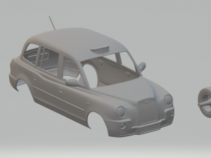 tx4 london taxi 2006 3D Print Model